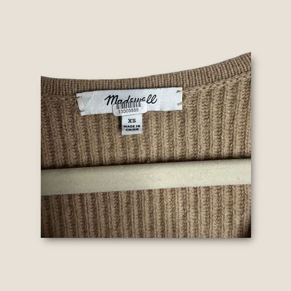 Madewell Relaxed V-Neck Sweater Dress Size XS - Picture 7 of 8
